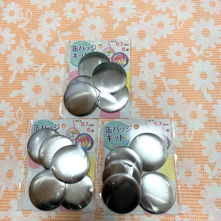 缶バッジ作成キット 57mm 缶バッチ作成キット 57mm用パーツ 推し活 338712